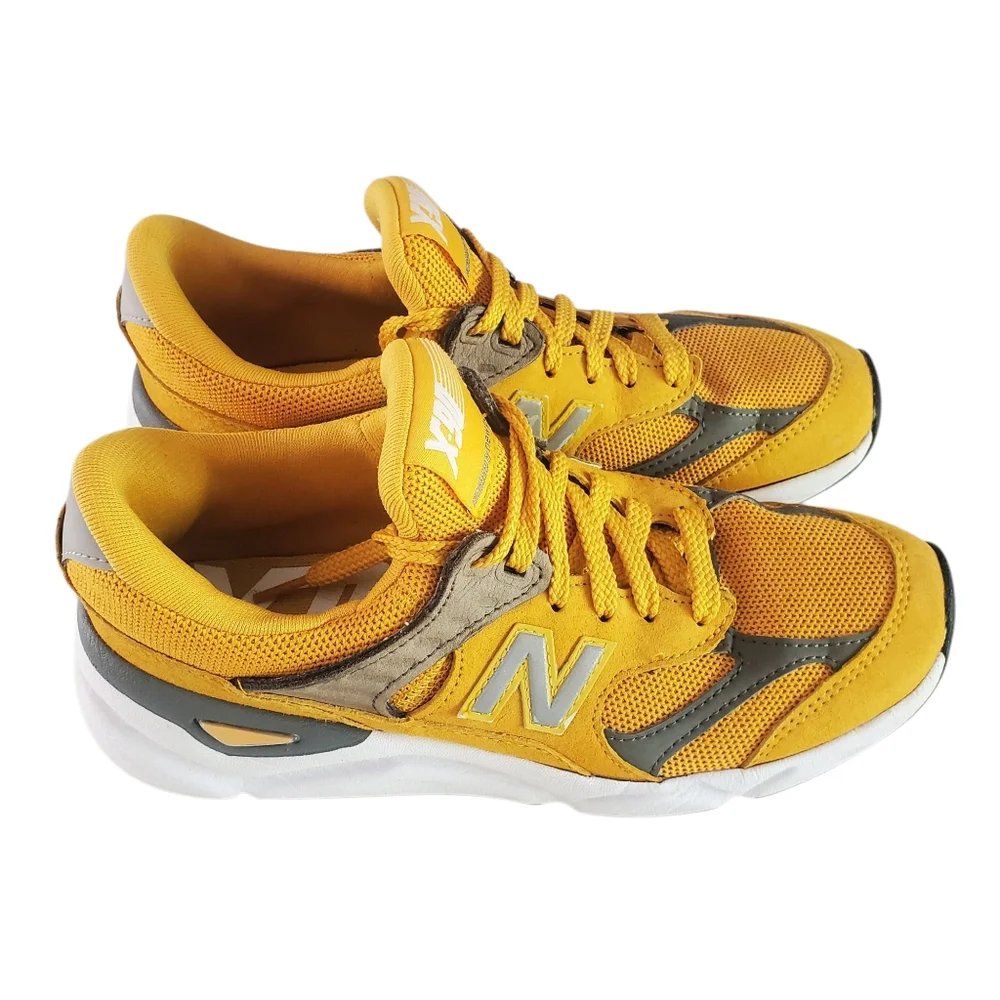 NEW BALANCE X-90 'Goldrush' Reconstructed Limited Edition Training Sneakers SZ 7